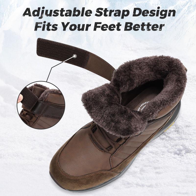 FitVille Mens Winter Boots Wid - Men'S Shoes Water Resistant recension och pris