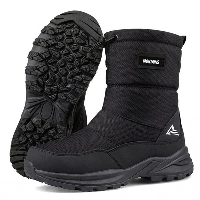 Winter Snow Boots for Men Warm - Men'S Shoes Water Resistant recension och pris