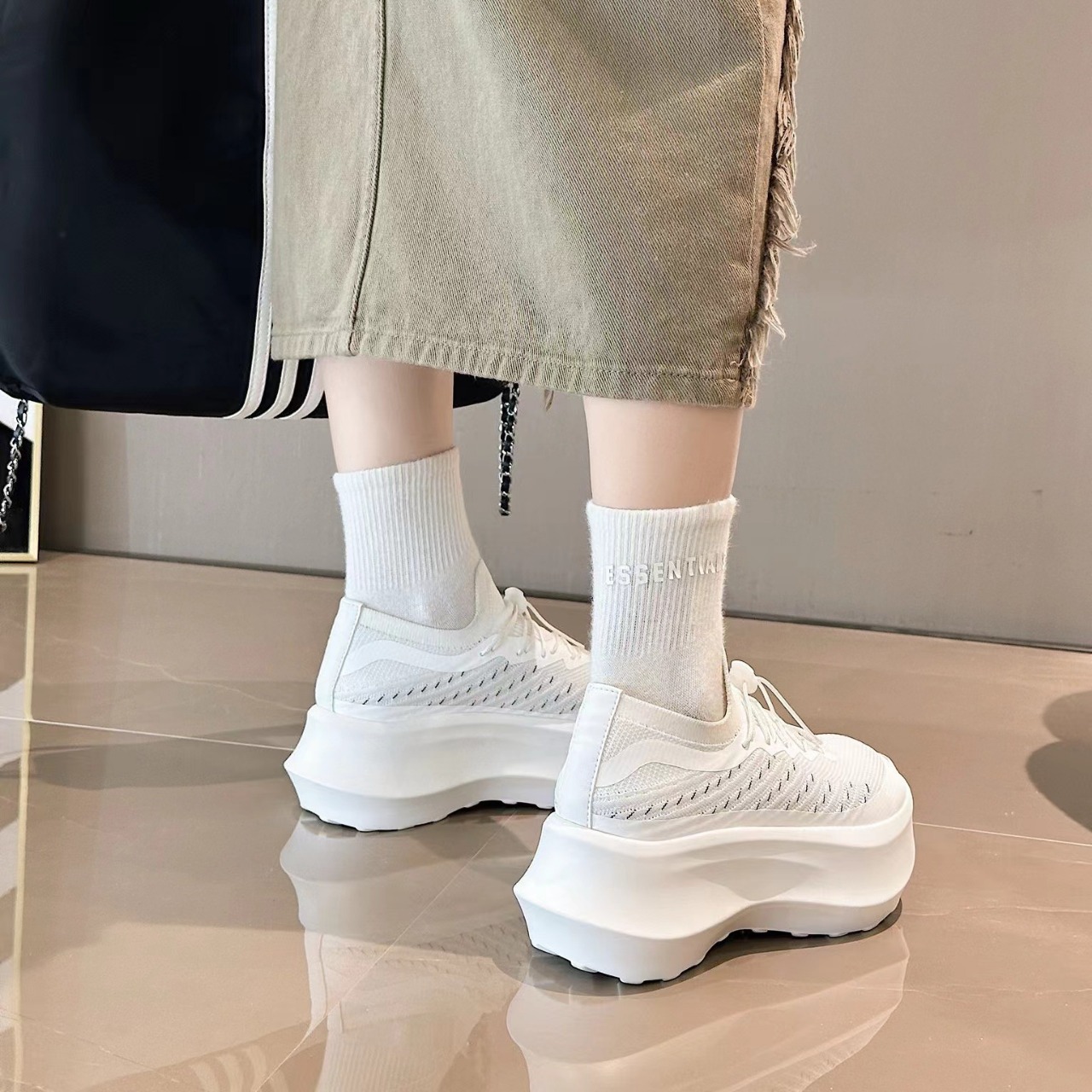 Thick-soled Mesh Dad Shoes Wom - Men'S Shoes Hoka Sale recension och pris