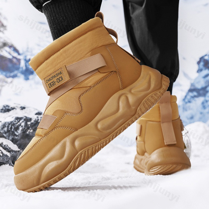 Men Snow Boots 2025 Winter New - Men'S Shoes Increase Height recension och pris