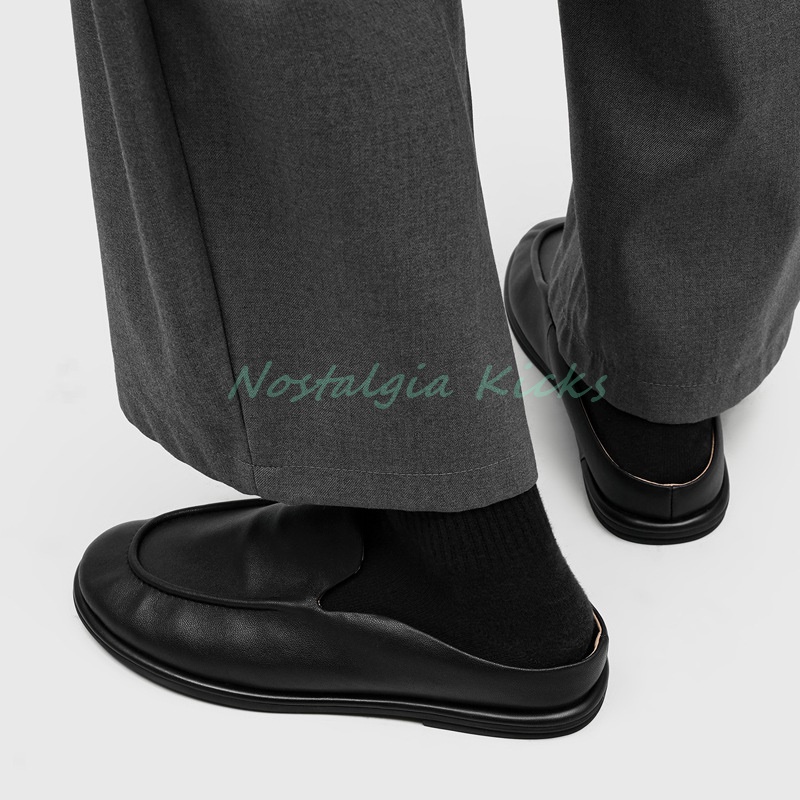 Mens Leather Mules Backless Sl - Men'S Shoes Smart recension och pris