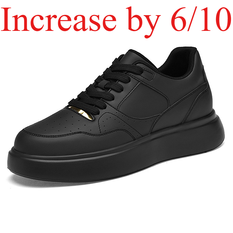 Men Solid Faux Leather Skate S - Men'S Shoes Increase Height recension och pris